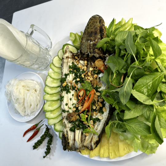 CÁ LÓC NƯỚNG TRUI