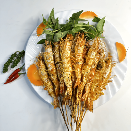 TÔM SÚ NƯỚNG MUỐI ỚT
