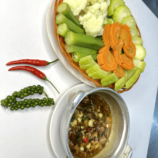 RAU LUỘC THẬP CẨM + KHO QUẸT
