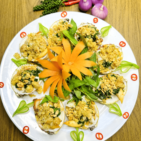SÒ DƯƠNG NƯỚNG MỠ HÀNH