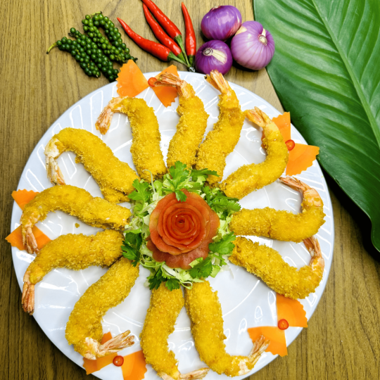 TÔM SÚ LĂN BỘT CHIÊN GIÒN