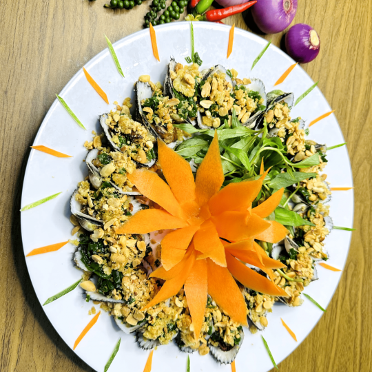 SÒ LÔNG NƯỚNG MỠ HÀNH