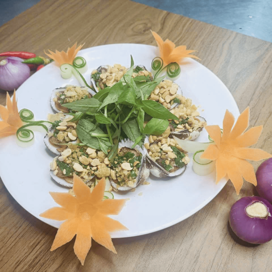 SÒ LÔNG NƯỚNG MỠ HÀNH