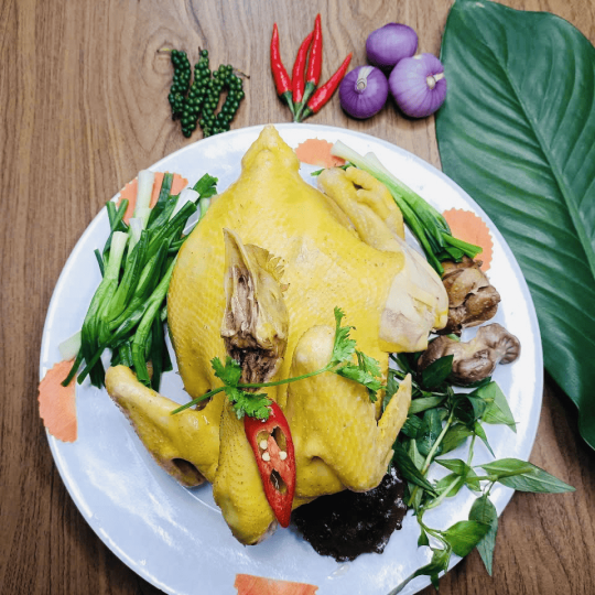 GÀ VƯỜN LUỘC