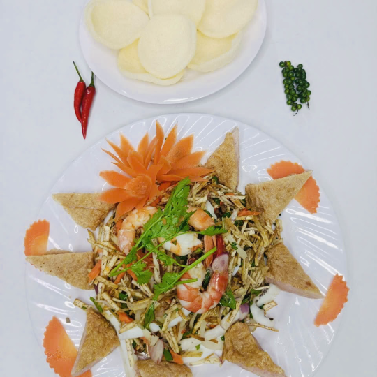 GỎI KHOAI MÔN HẢI SẢN