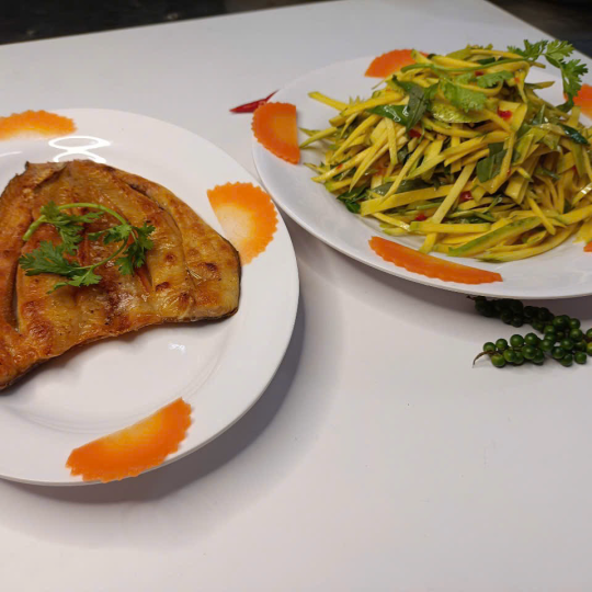 GỎI XOÀI KHÔ CÁ LÓC