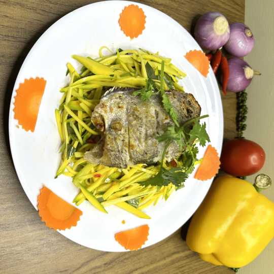 GỎI XOÀI KHÔ CÁ SẶC