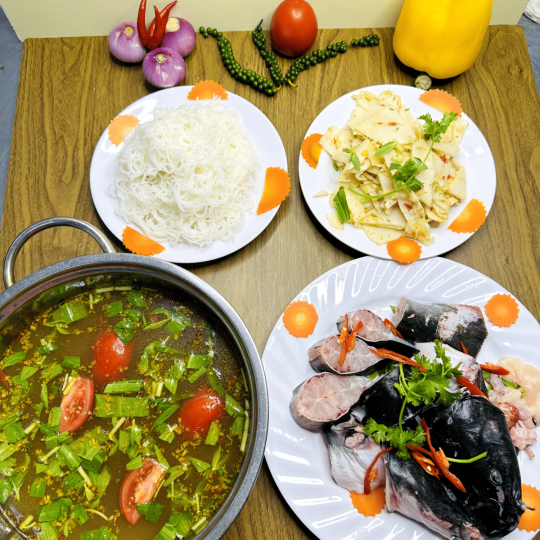 CÁ LĂNG NẤU MĂNG CHUA