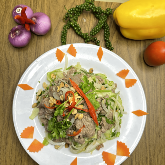GỎI BÒ BÓP THẤU