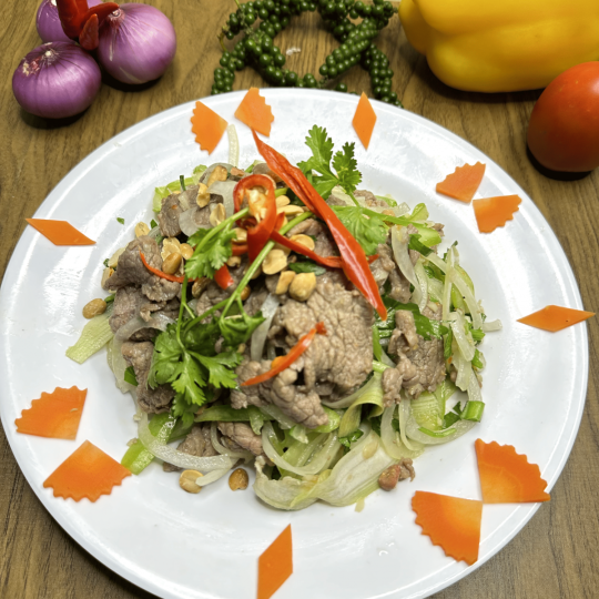 GỎI BÒ BÓP THẤU