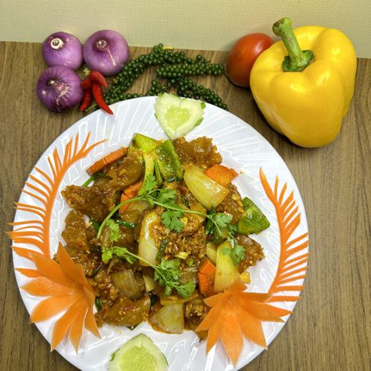 GÂN BÒ XÀO SATE