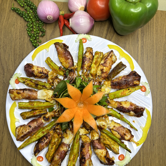MỰC SỮA NƯỚNG MUỐI ỚT