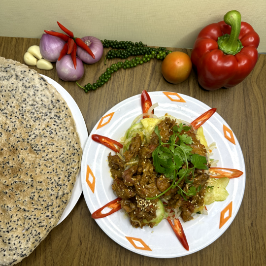 GỎI BÒ LÁ CHANH