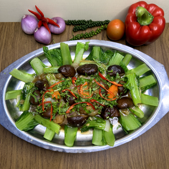 GÂN BÒ SỐT NẤM ĐÔNG CÔ