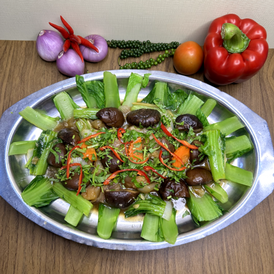 GÂN BÒ SỐT NẤM ĐÔNG CÔ