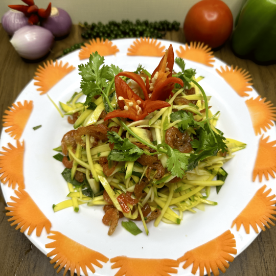 GỎI XOÀI TÔM KHÔ