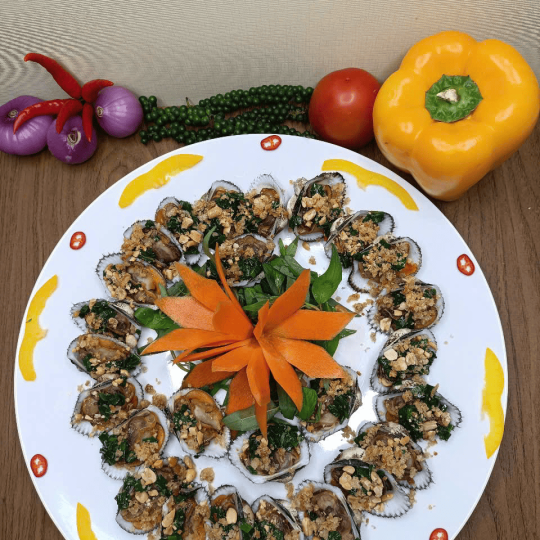 SÒ LÔNG NƯỚNG MỠ HÀNH