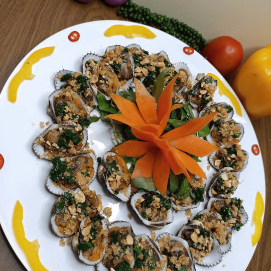 SÒ LÔNG NƯỚNG MỠ HÀNH