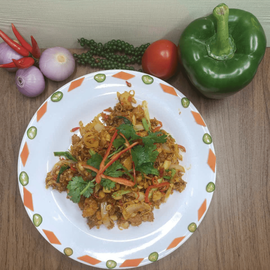 SỤN GÀ XÀO SẢ ỚT