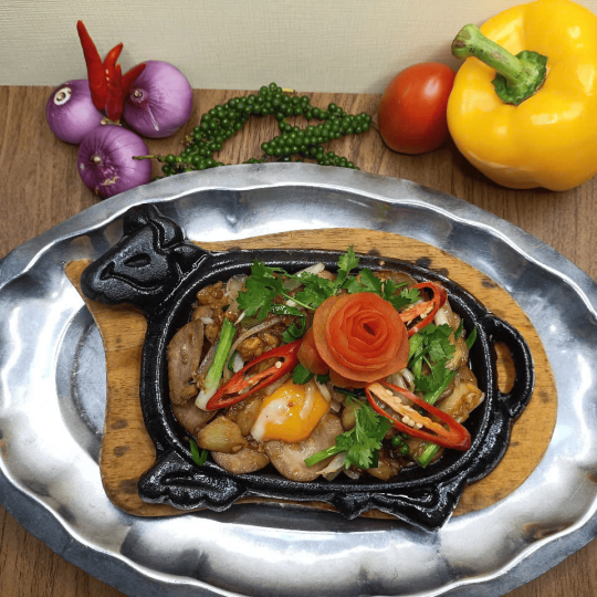 CẬT HEO CHÁY TỎI