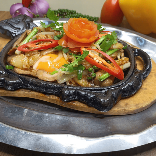 CẬT HEO CHÁY TỎI