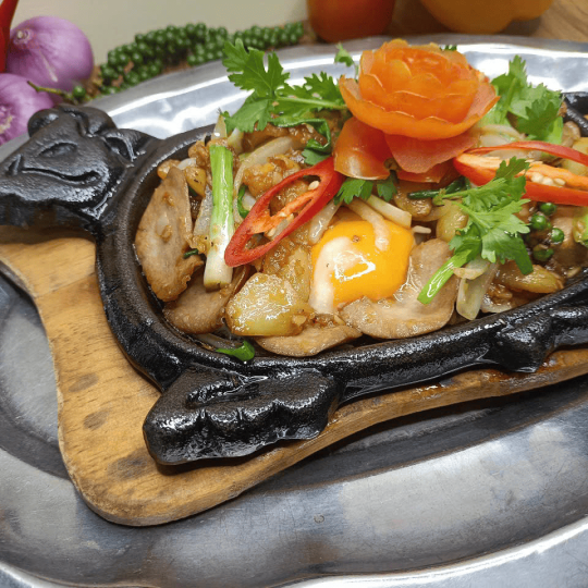 CẬT HEO CHÁY TỎI