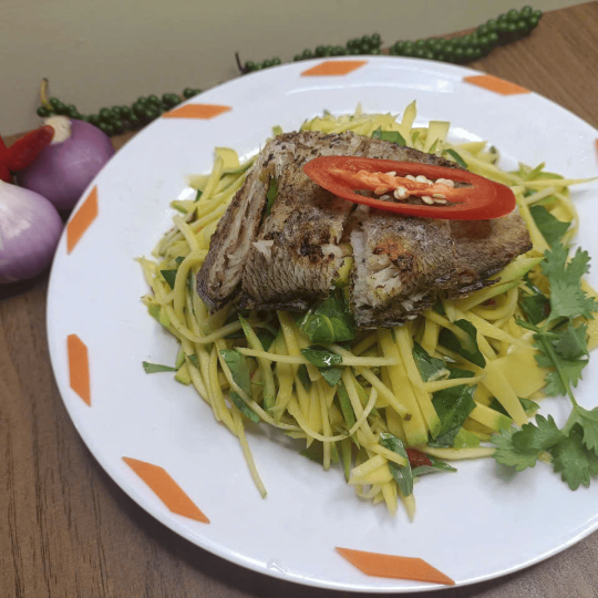 GỎI XÀO KHÔ SẶC
