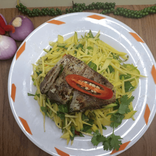GỎI XÀO KHÔ SẶC