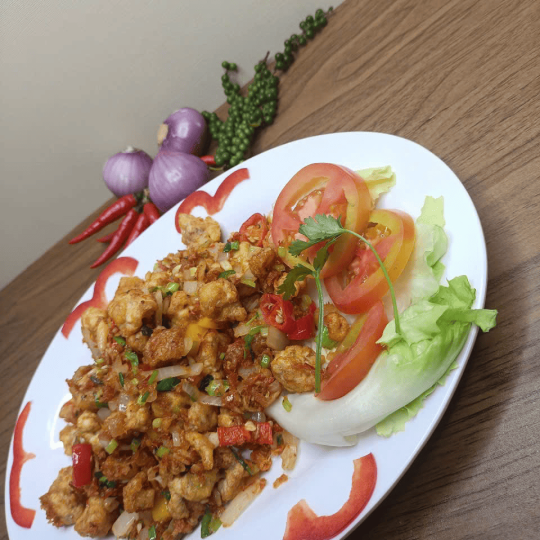 SỤN GÀ RANG MUỐI