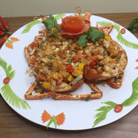 TÔM HÙM RANG MUỐI HỒNG KÔNG