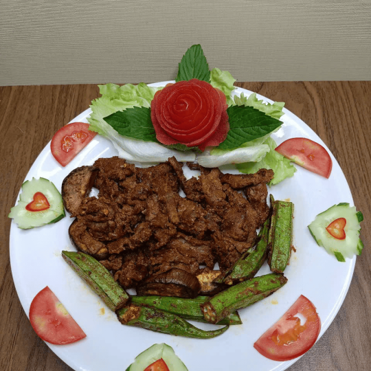 BÒ NƯỚNG NGẢI CỨU
